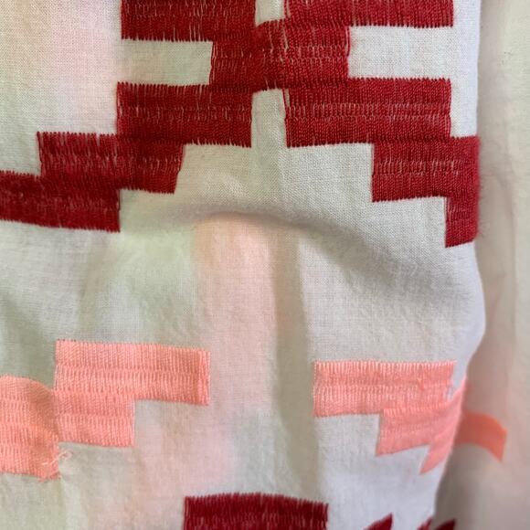 GREEK ARCHAIC KORI Dress Small‎ NWOT Midi Geometric Strap Embroidered Drop Waist - Picture 12 of 15